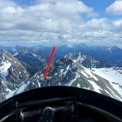 Flugwegposition um 11:05:56: Aufgenommen in der Nähe von Gemeinde Feistritz im Rosental, Österreich in 2269 Meter